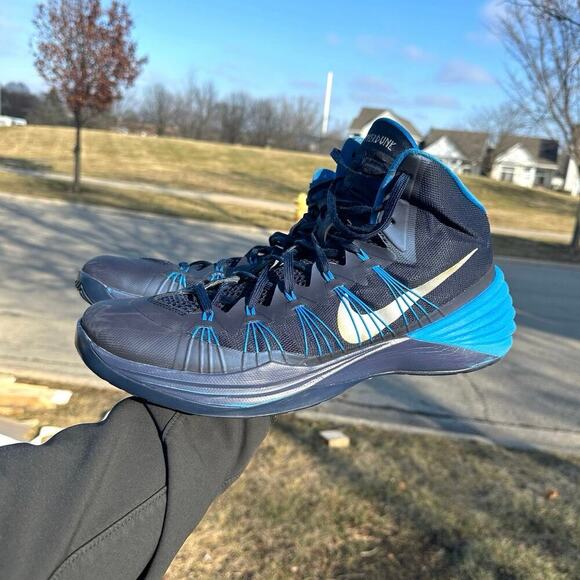 Nike Hyperdunk 2013 University Blue Men’s Athletic Shoes Size 15 - Picture 9 of 10